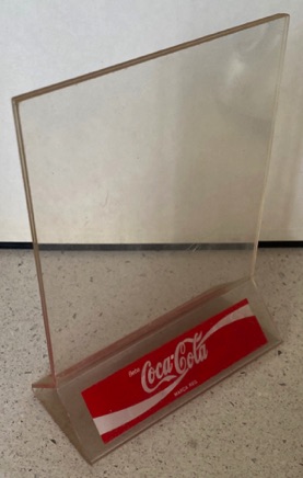 7338-1 € 2,50 coca cola menukaarthouder